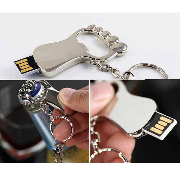 

Multi-Fonction Real Capacity Beer Opener 8-32GB Creativo Pendrive 64GB Flash Drive Disk On Key Computer Gift Memory Stick 256GB