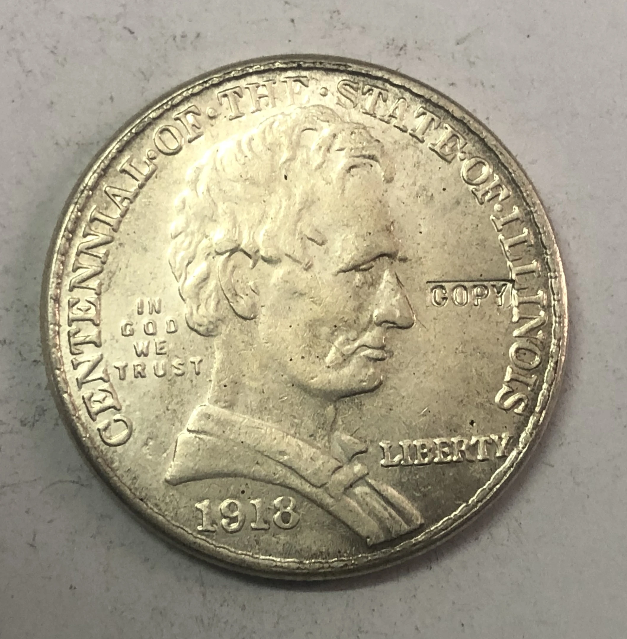 

1918 United States ½ Dollar State of Illinois Anniversary