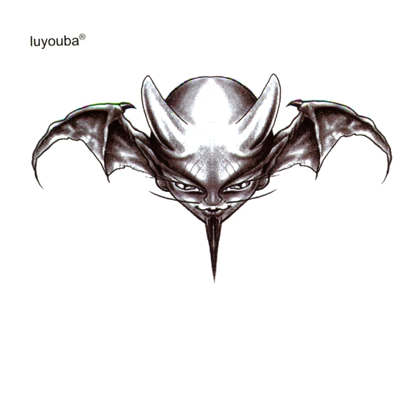 

Bloodsucking bat waterproof temporary tattoos men evil cute vampire harajuku tatoo sleeves flash tattoo sticker tatuajes