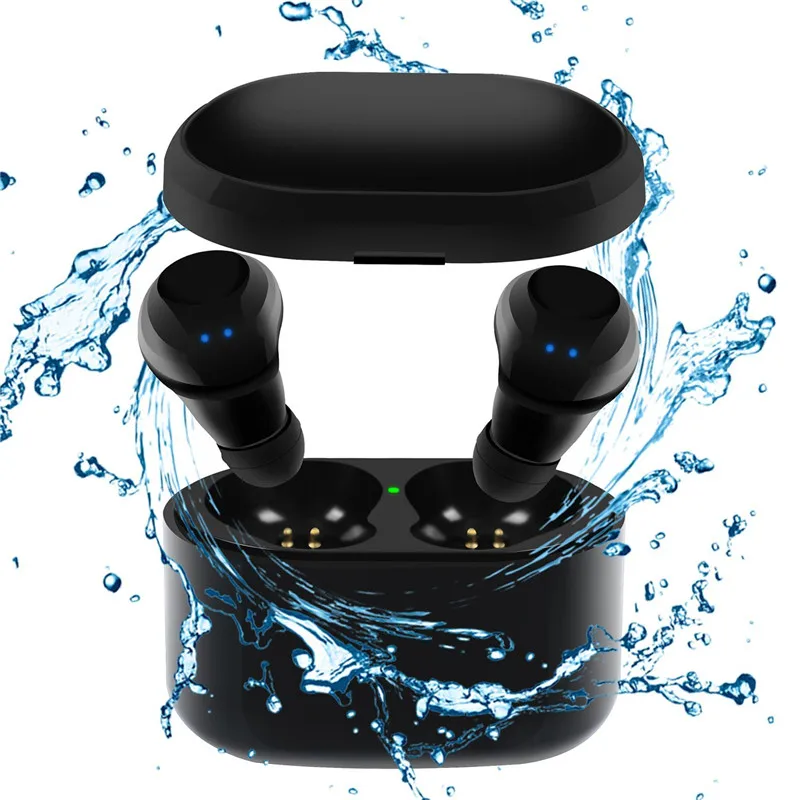 

TWS Bluetooth Earphone Earbuds Touch Control Hifi Stereo Wireless Microphone for Phone With Charger Charging Box
