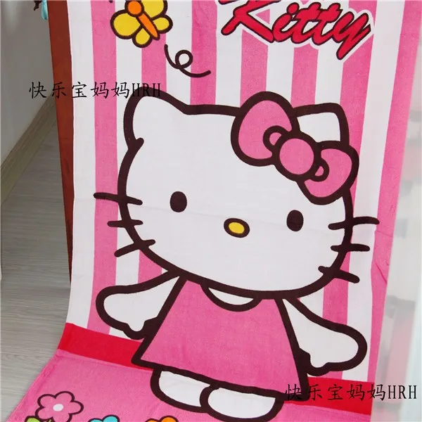 Kawaii hello kitty абсорбирующее банное полотенце для путешествий, спа, пляжное полотенце s для детей, взрослых, детей, ванной, рождественский подарок