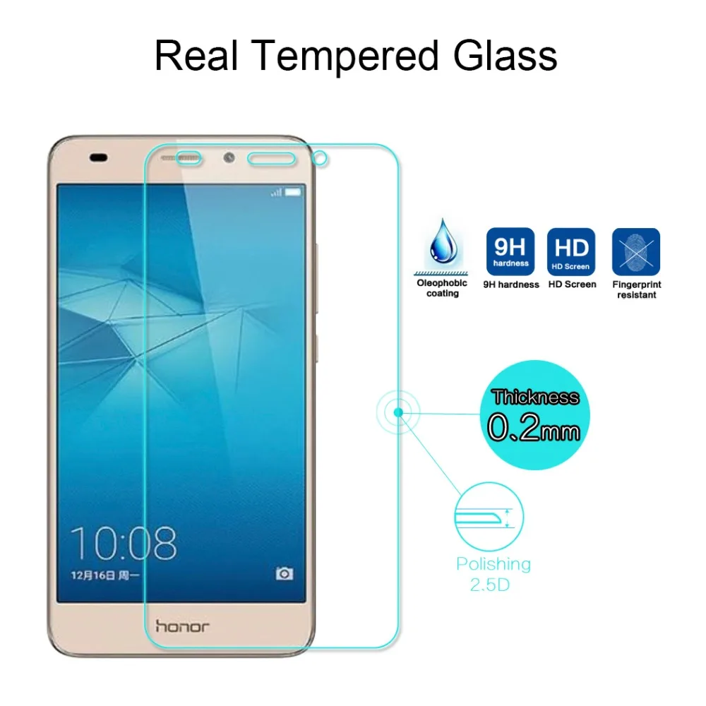 Для Huawei Honor 5C закаленное стекло 7 Lite защита экрана олеофобное покрытие Защитная