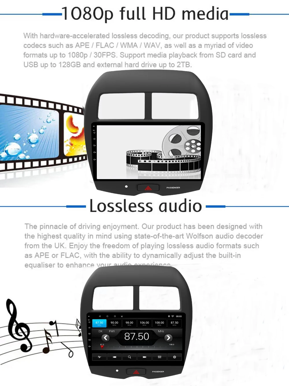 Flash Deal Android 7.1 1 din Car DVD Multimedia Player For Mitsubishi ASX 2013-2018 GPS Navigation System With Canbus Carplay 5