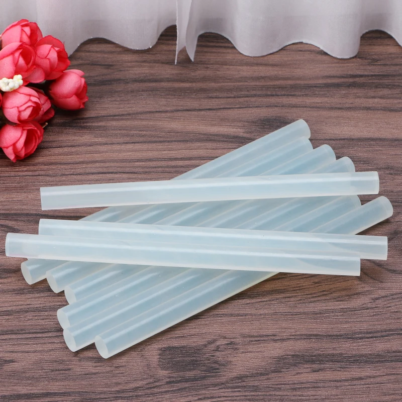 

10x Translucent Melt Glue Stick 11x160mm For Glue Gun DIY Jewelry Making