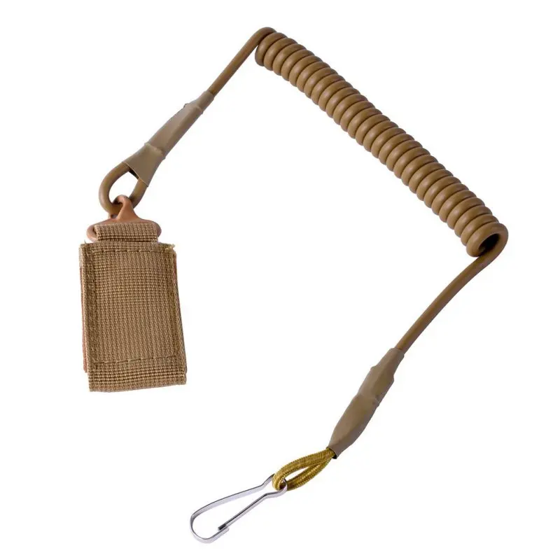 Hunting Army Combat Gear Tactical Single Point Pistol Handgun Lanyard