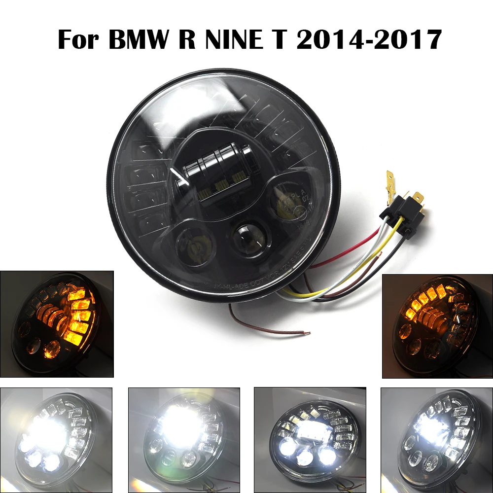 

For BMW R NINET R9T RNINE T Headlight 7'' LED Motorcycle Headlight for BMW R NINE T 2014 2015 2016 2017