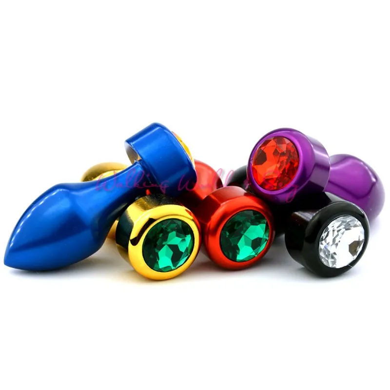 Unisex 7.8x2.8CM Stainless Steel Anal Plug Metal Anal Sex Toys Jewelry Butt Plug Anus Insert Stopper Sex Products For Women Men (11)