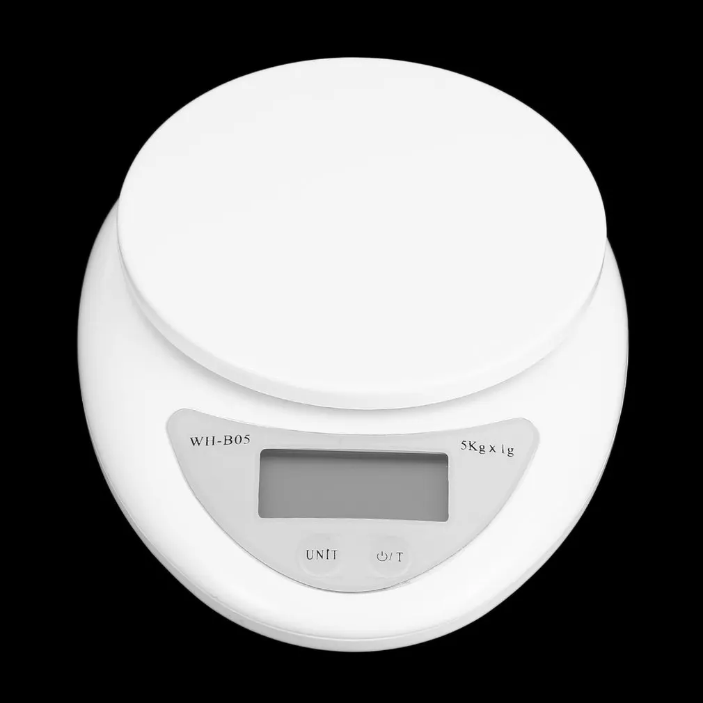 5 кг/1 г Домашнее использование ЖК-дисплей цифровой электронный баланс веса пищевая диета измерительные весы вес
