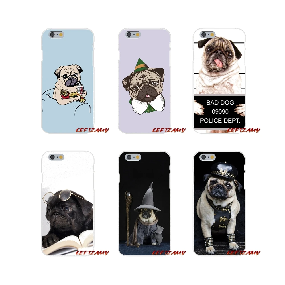 Аксессуары чехлы для телефонов Чехлы iPhone X XR XS MAX 4 4S 5 5S 5C SE 6 6S 7 8 Plus мопса Memes She want The