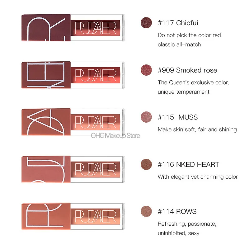 Beli 5 Pcs Kit Matte Lip Gloss Matte Lipstik Lipgloss Set Merah Beludru Seksi Warna Warna Bibir Noda Telanjang kit Batom Tercengang Makeup