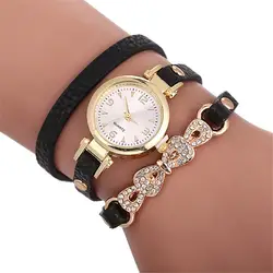 Для женщин наручные часы Аналоговые Кварцевые Bling Diamond браслет платье дамы часы женские часы 2019 relogio feminino