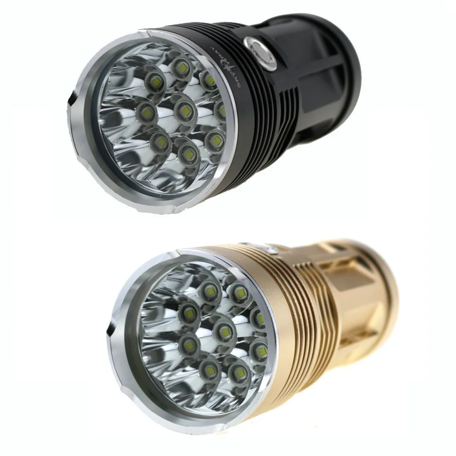Тактический светодиодный фонарик SKYRAY 9xCREE XM L T6 15000 лм для путешествий кемпинга 4