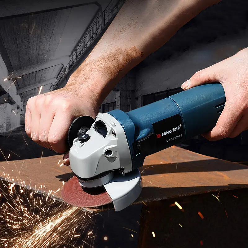 

Multifunction Variable Speed Angle Grinder for Grinding Rust Removal Cutting Metal Electric 11000 RPM For High Speed Grinder