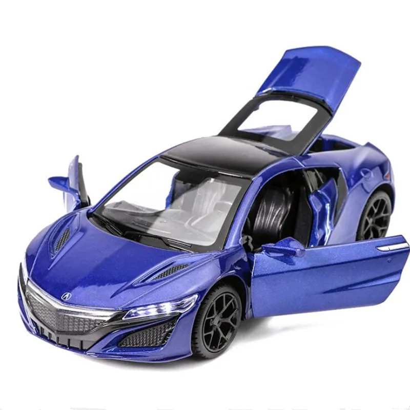 1:32 игрушечный автомобиль Acura NSX литой из металлического сплава миниатюрная