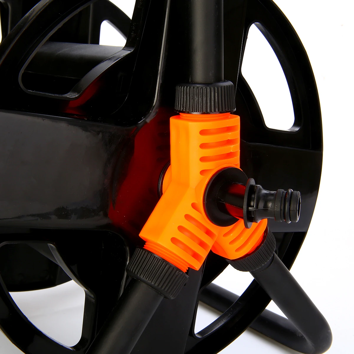 Portable Hoses Reel Holder Garden Wall Mount Cart Water Pipe Storage Car Washer Pipe Exclude Winding Tool Rack Holder