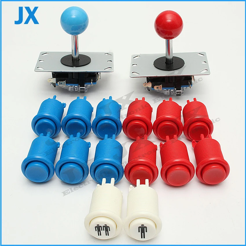 

Arcade parts kits Bundle including arcade joystick arcade button for DIY contoller for arcade game,Mame,Raspberry PI