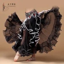 Stage Wear Belly Dance Long Skirts Professional Women Belly Dance Costume training dress or performance