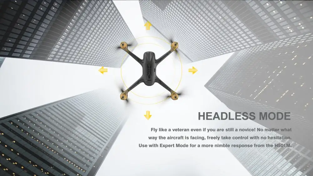 Hubsan черный H501M Радиоуправляемый вертолет X4 wifi FPV Бесщеточный gps Дрон с функциональными Waypoints следуем за мной режим RTF для 1 км