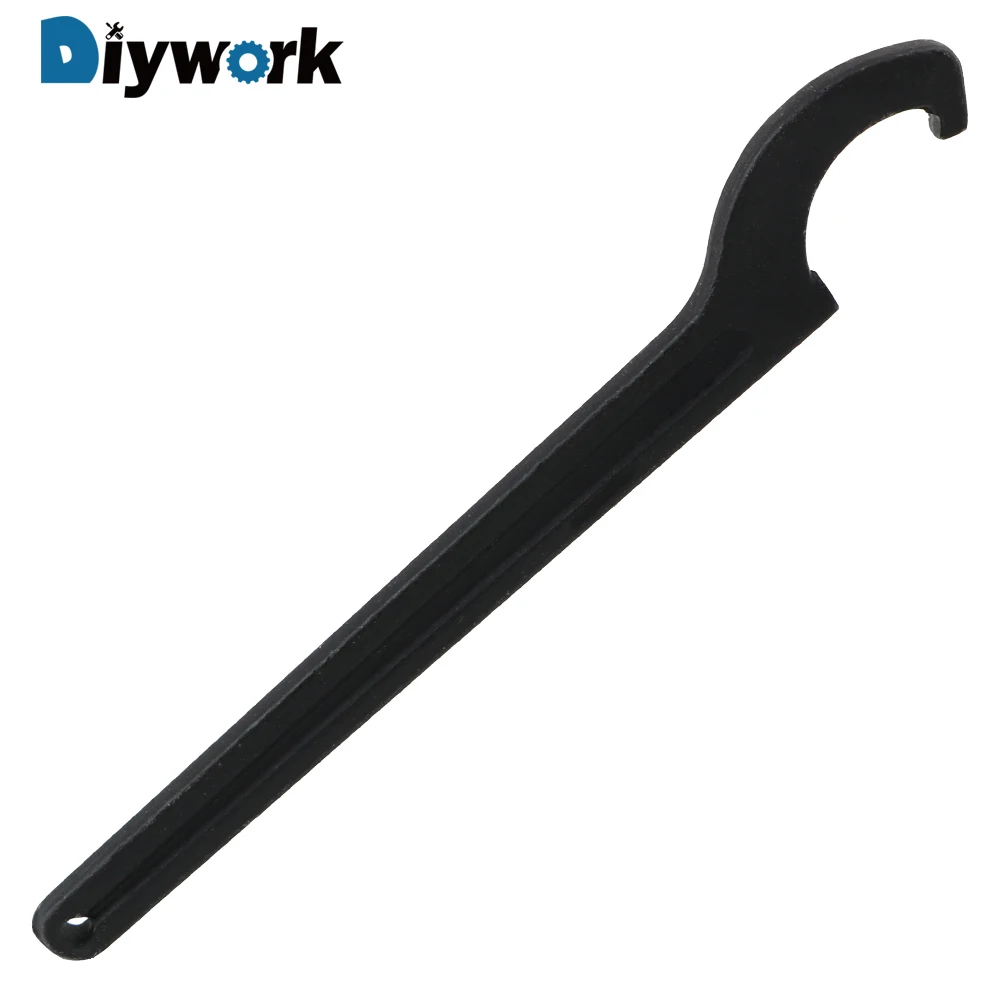 

DIYWORK Stainless Steel Crescent Hook Head Round Nut Spanner 22-26mm Hand Tool C Shape Wrench Tool