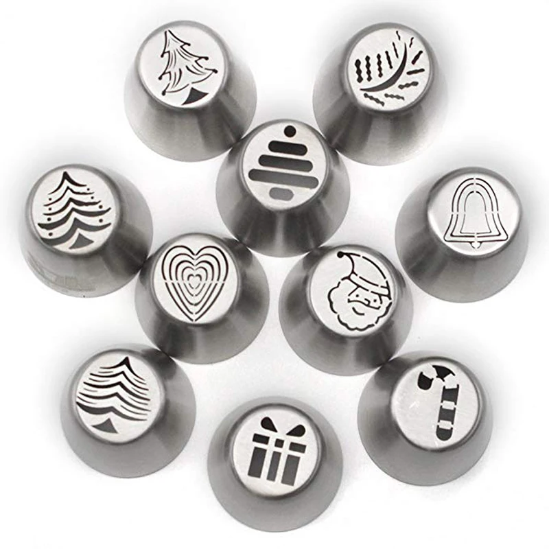 Christmas Style Pastry Nozzle Set5