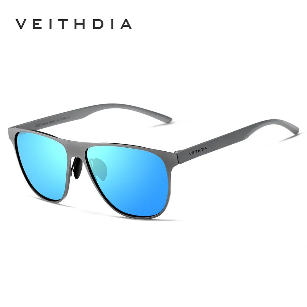 Koop VEITHDIA Brand Designer Unisex Rvs TR90 Mannen Zonnebril Gepolariseerde UV400 Lens Zonnebril Voor Vrouwen gafas de sol 3920