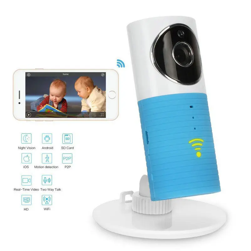  Visione Notturna Baby monitor Wireless Mini IP baby Monitor Con Rilevamento macchina fotografica De
