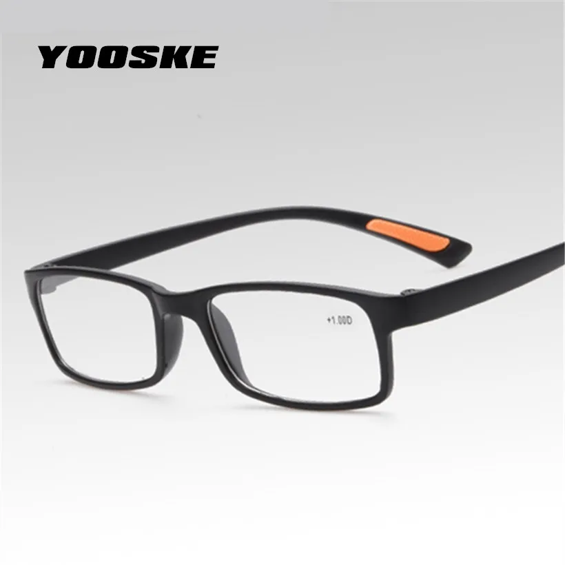 YOOSKE Reading Glasses anti drop Men's Women's Reading Glasses TR90 high definition Toughness
