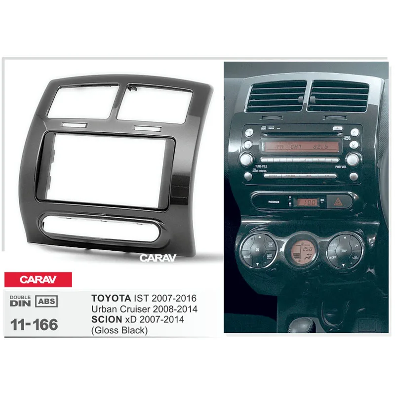 Radio Fascia for TOYOTA IST Urban Cruiser SCION xD Double Din Radio DVD