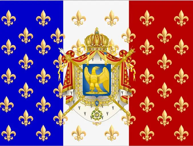 xvggdg Королевский стандарт флаг Наполеона Франции полиэстер баннер пользовательский флаг