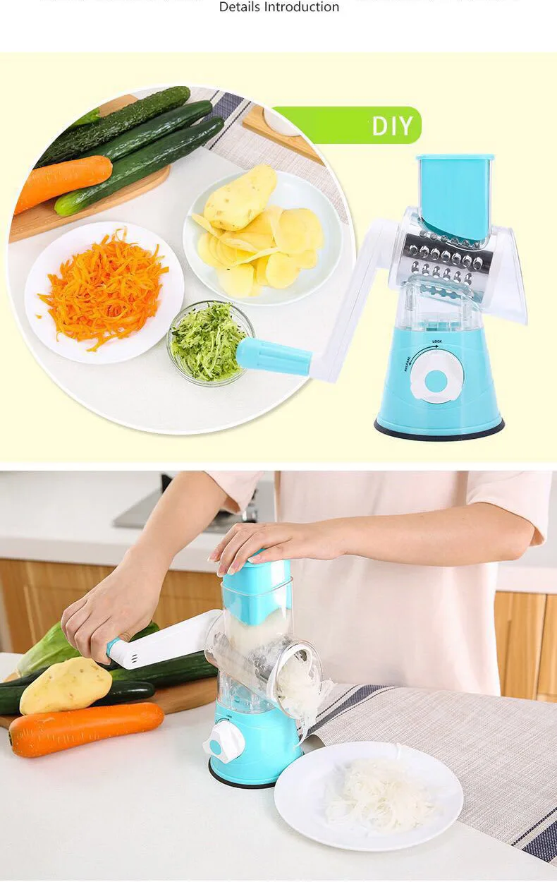 Mandoline Manual Grater Vegetable Cutter Slicer Multifunctional Slicer Potato Cheese Kitchen Gadgets Kitchen Accessories