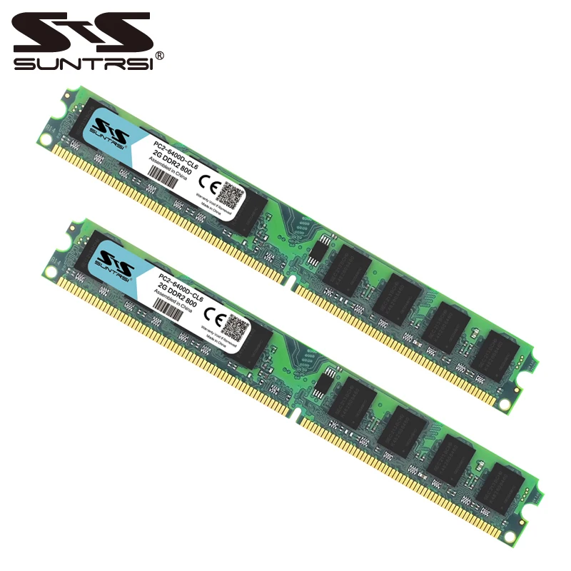 Suntrsi Ram 2GB DDR2 настольная память 800MHz 667MHz для настольного компьютера 1 8 V
