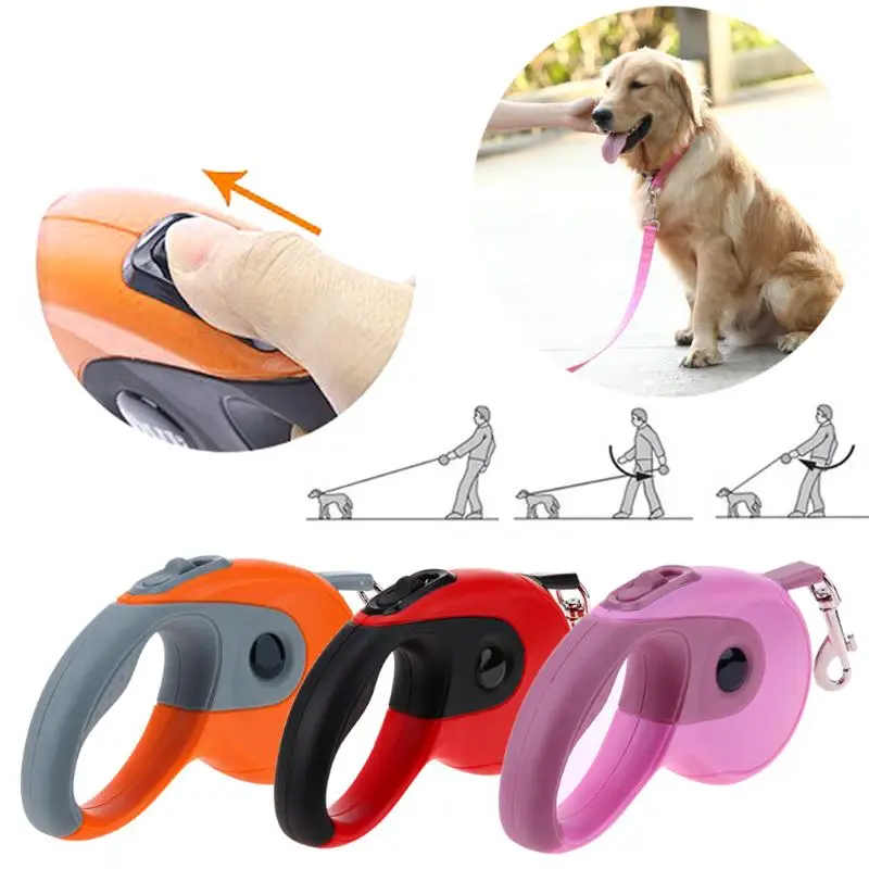 Retractable Dog Leash Automatic Flexible Dog Puppy Cat Traction Rope