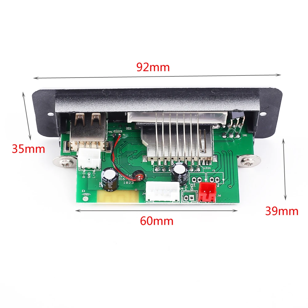 Bluetooth декодер плата вызова модуль дистанционного управления Поддержка SD карты u-диск FM AUX подходит для DIY 3,7 в 5 в 12 В 24 в 36 в MP3 WAV