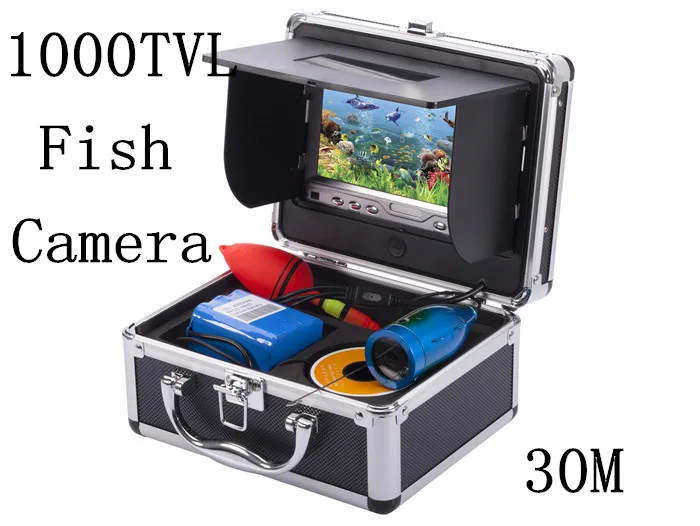 1000TVL 7" TFT Color LCD Underwater Fishing Camera Fishing finder Video