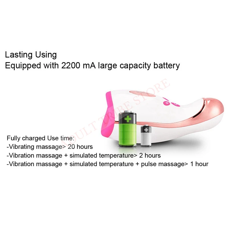 New Pulse Silicone Oral Male Masturbator Smart Heating Sex Machine 7 Powerful Vibration 7 Pulse Thrusting Adult Sex Toys for Men