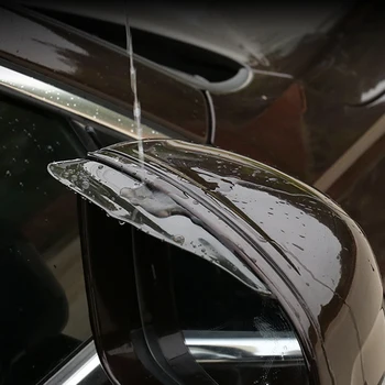 

KobraMax Car Rearview Mirror Rain Eyebrow Visor Rain Eyebrow mica espejo lluvia Auto Parts Car Replacenments 1pcs