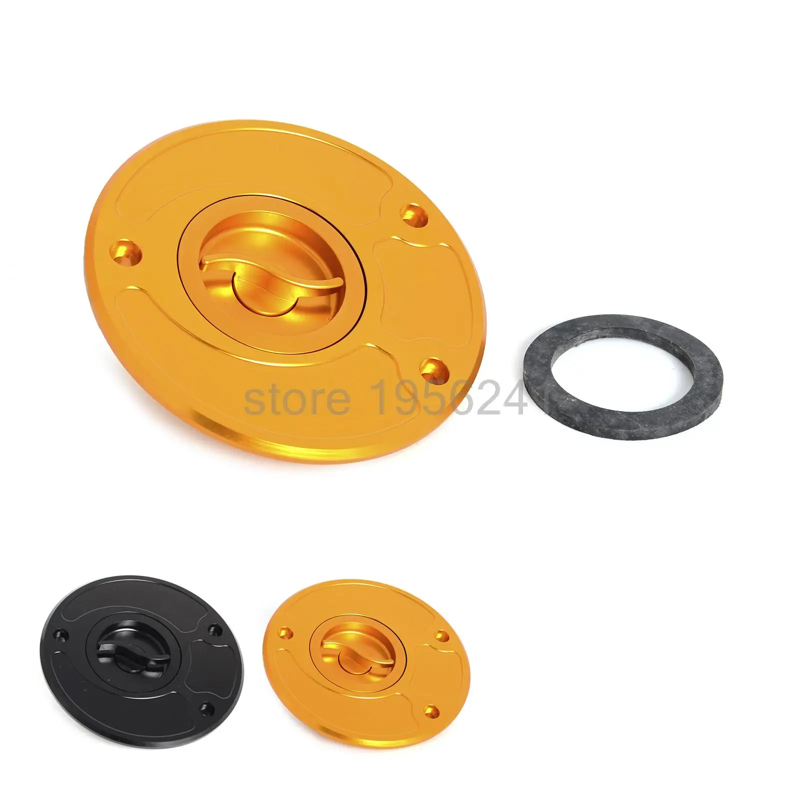 

Aluminum Fuel Gas Cap Anodized Fit For KAWASAKI ZX6R ZX10R ZX14R ER6F/N VERSYS 650 Z750/R Z800 Z1000