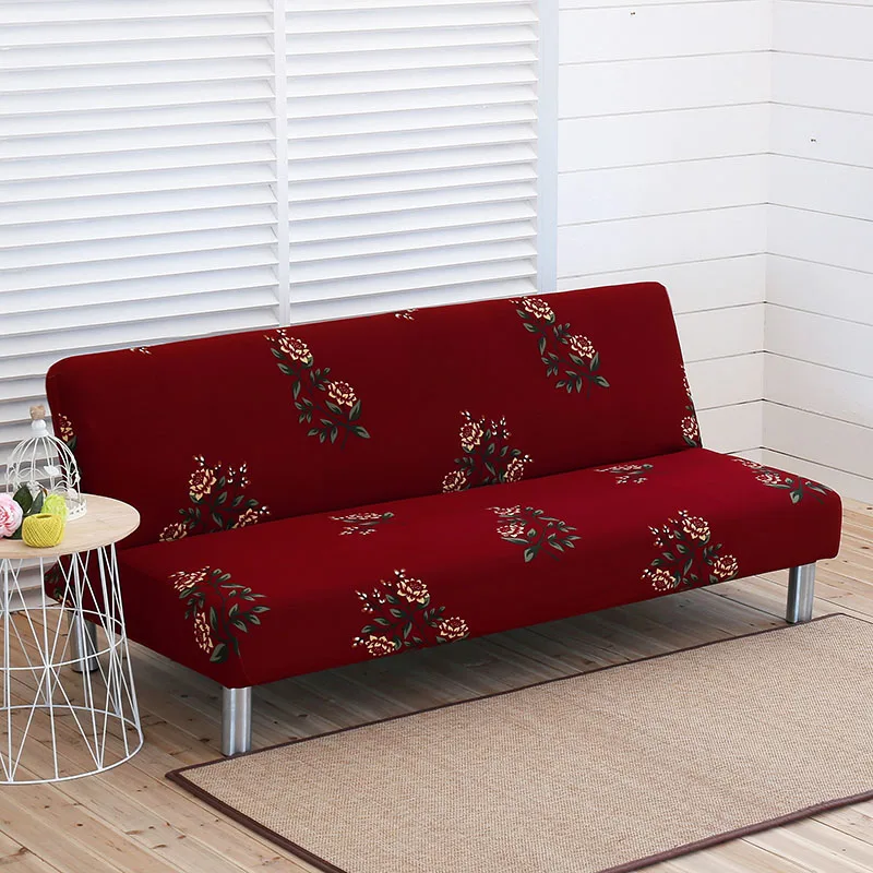 Модный гибкий эластичный чехол для дивана Универсальный складной диван без подлокотника для дивана 160-185 см домашний декор