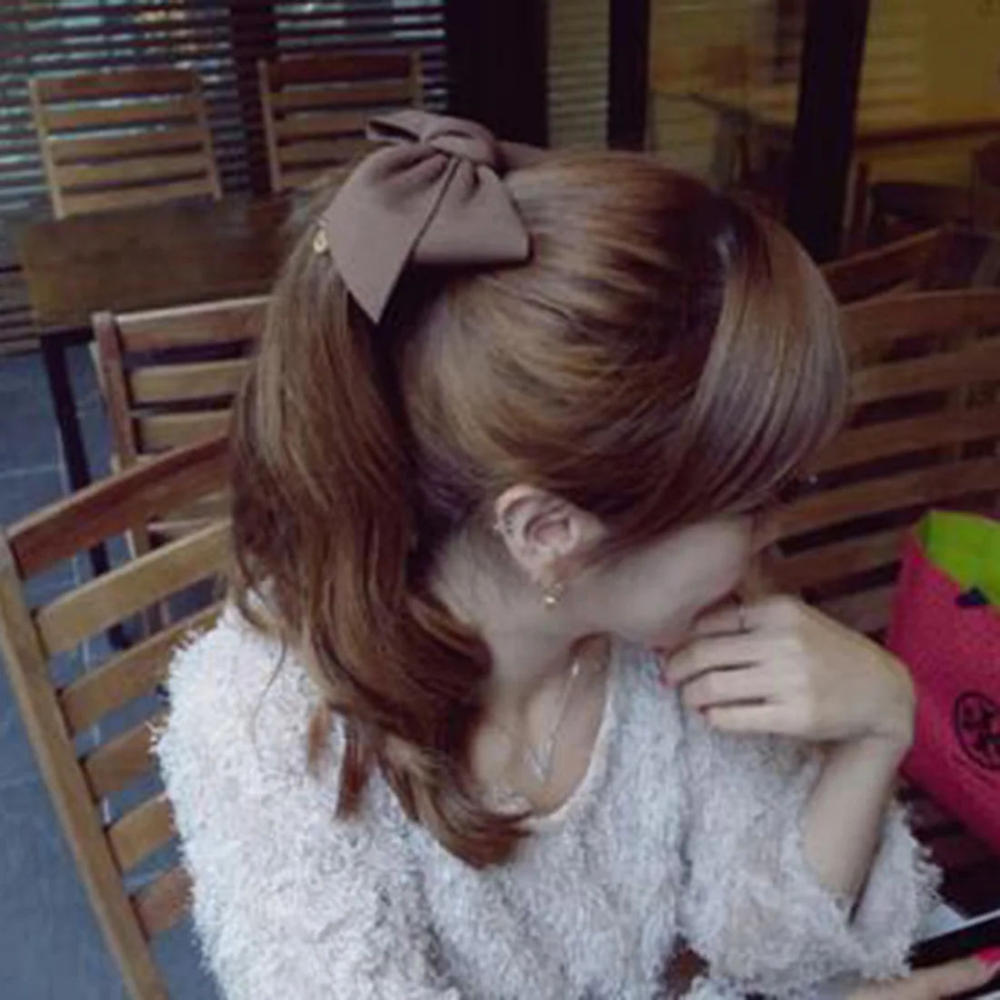 

2017 FashionHair Ornaments Flower Hair Clip Cloth hair ornaments with big bowknot spring clip hairpin For Women Accessories