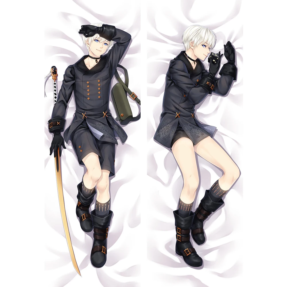 NieR: Automata YoRHa No. 9 Type S 9S Anime Body Pillow Cover | Dakimakura Case | Sleep Hug Pillowcase Gift image 2