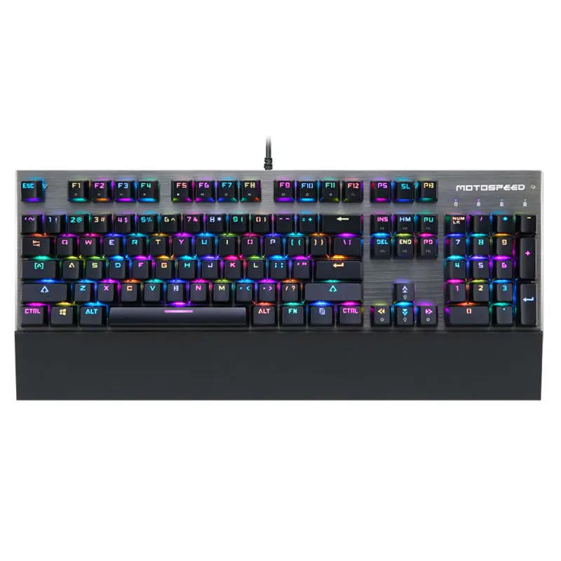  Original CK108 Mechanical Keyboard 104 Keys RGB Switch Gaming Wired klavye LED Backlit teclado for 