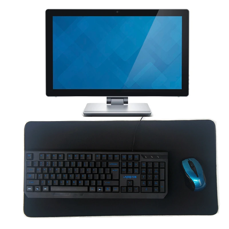 

Black Natural Rubber Large Gaming Mouse Pad Lock Edge Mousepad Mouse Mat for CSGO Dota 2 LOL Keyboard Desk Mouse Pad for Gamer