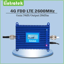 Усиления 70дб 4 Г LTE 2600 МГц Мобильный Сигнал Повторителя 4 Г LTE 2600 МГц (FDD Диапазона 7) сотовый Телефон Усилитель Сигнала/Усилитель с Жк-дисплеем