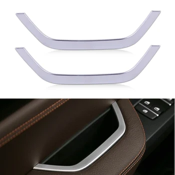 

DWCX 2Pcs New Car Inner Armrest Door Storage Box Frame Cover Trim Decoration for BMW X3 F25 2011 2012 2013 2014 2015 2016 2017