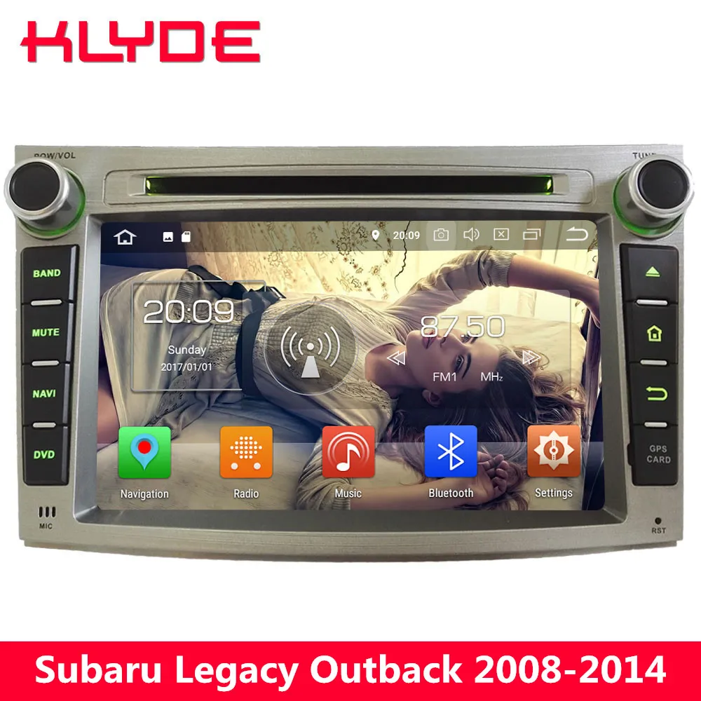 

KLYDE 4G Octa Core PX5 Android 8.0 4GB RAM 32GB ROM Car DVD Player Radio For Subaru Outback Legacy 2009 2010 2011 2012 2013 2014