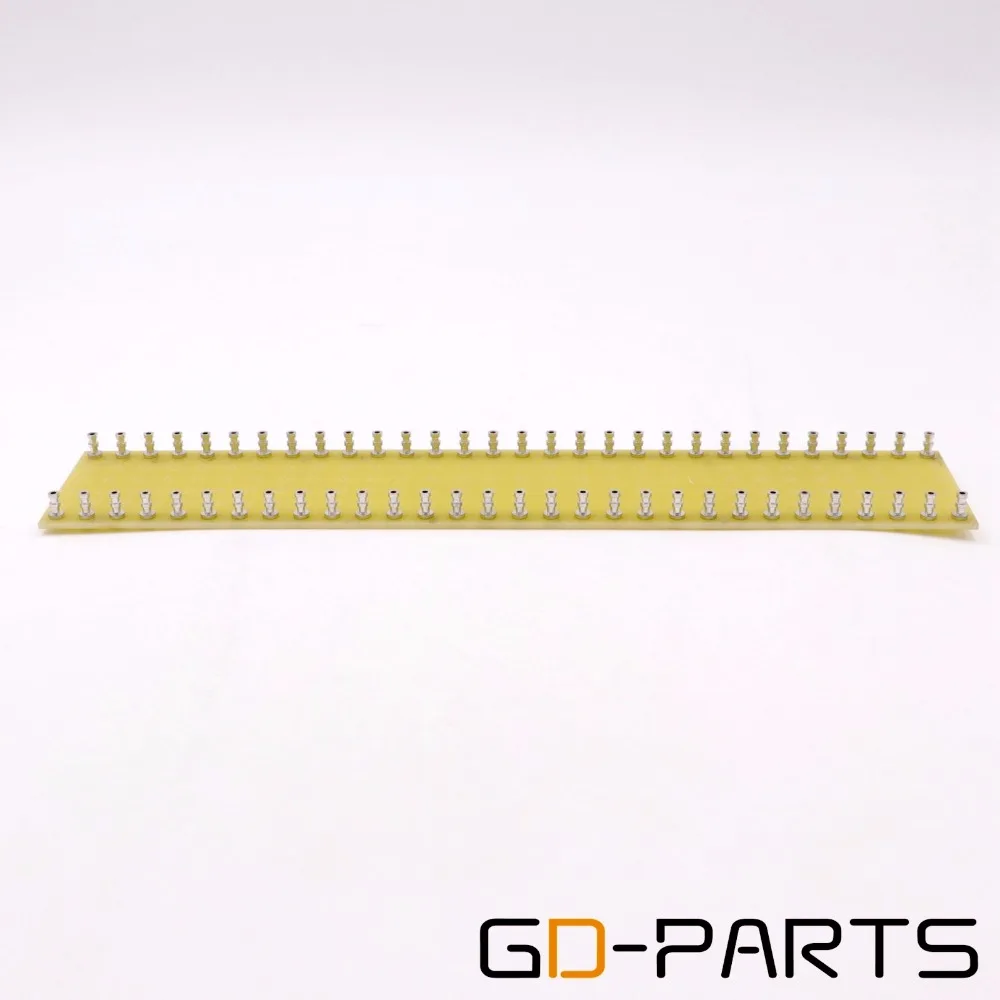 GD-PARTS, желтая револьверная доска, винтажная ламповая амперная Клеммная гитарная доска, амперная бирка, ручная Проводная плата для крепления шасси, 300x60x2 мм