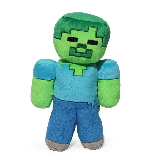 

18cm Minecraft Steve Plush Toys MC Minecraft Steve Creeper Zombie Soft Stuffed Toys Doll Christmas Gift