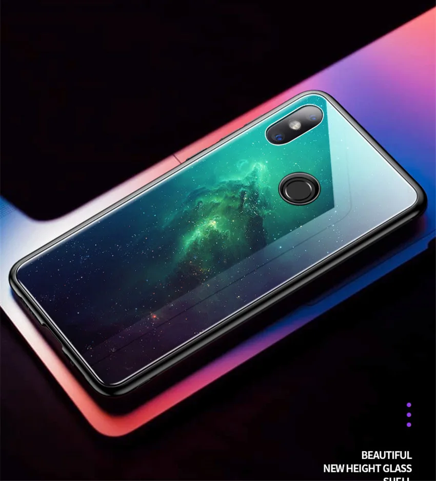 for xiaomi mi play mi8 case glass (3)