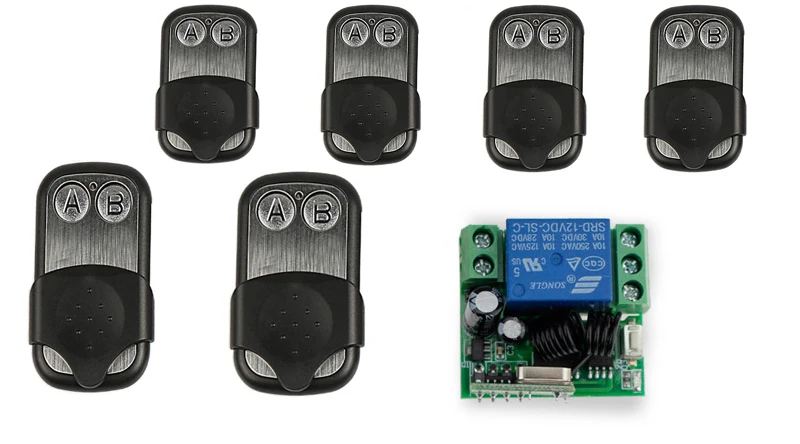 

Yobang Security 315MHz Wireless Door Remote Control Switch Transmitter+Receiver Module To Control Electric Door Lock Gate opener