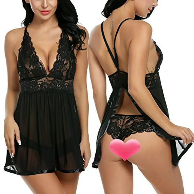 7 видов цветов Нижнее белье сексуальное эротическое платье Babydoll женское